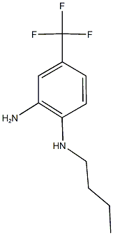 1-N-butyl-4-(trifluoromethyl)benzene-1,2-diamine Struktur