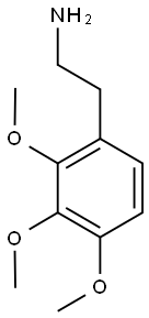 2-(2,3,4-trimethoxyphenyl)ethan-1-amine Struktur