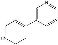 3-(1,2,3,6-tetrahydropyridin-4-yl)pyridine Struktur