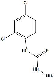 3-amino-1-(2,4-dichlorophenyl)thiourea Struktur