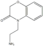 4-(2-aminoethyl)-3,4-dihydro-2H-1,4-benzoxazin-3-one Struktur