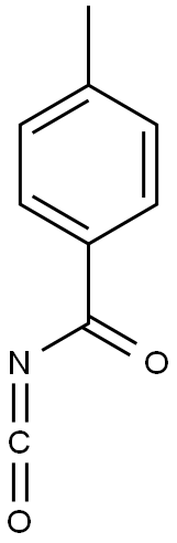 4-methylbenzoyl isocyanate Struktur