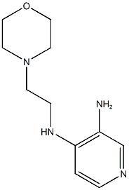 4-N-[2-(morpholin-4-yl)ethyl]pyridine-3,4-diamine Struktur