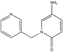 5-amino-1-(pyridin-3-ylmethyl)-1,2-dihydropyridin-2-one Struktur