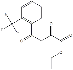 ethyl 2,4-dioxo-4-[2-(trifluoromethyl)phenyl]butanoate Struktur