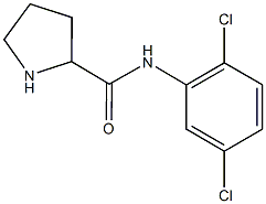 N-(2,5-dichlorophenyl)pyrrolidine-2-carboxamide Struktur