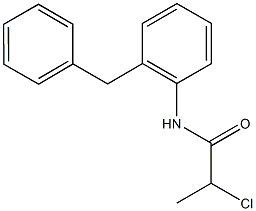 N-(2-benzylphenyl)-2-chloropropanamide Struktur