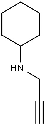 N-(prop-2-yn-1-yl)cyclohexanamine Struktur