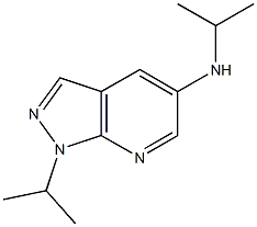 N,1-bis(propan-2-yl)-1H-pyrazolo[3,4-b]pyridin-5-amine Struktur