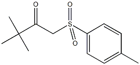 1-(4-Toluenesulphonyl)-3,3-dimethylbutan-2-one98% Struktur