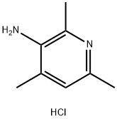 2,4,6-TRIMETHYLPYRIDIN-3-AMINE HYDROCHLORIDE Struktur