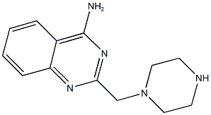 2-(PIPERAZIN-1-YLMETHYL)QUINAZOLIN-4-AMINE Struktur