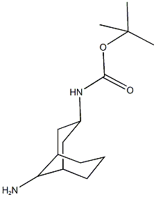 TERT-BUTYL 9-AMINOBICYCLO[3.3.1]NON-3-YLCARBAMATE Struktur