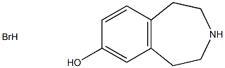 2,3,4,5-TETRAHYDRO-1H-3-BENZAZEPIN-7-OL HYDROBROMIDE Struktur