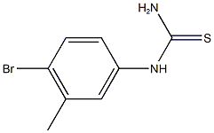 N-(4-BROMO-3-METHYLPHENYL)THIOUREA Struktur