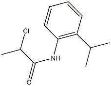 2-CHLORO-N-(2-ISOPROPYLPHENYL)PROPANAMIDE Struktur