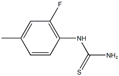 N-(2-FLUORO-4-METHYLPHENYL)THIOUREA Struktur