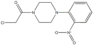 1-(CHLOROACETYL)-4-(2-NITROPHENYL)PIPERAZINE Struktur