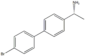 (1R)-1-(4''-BROMO-1,1''-BIPHENYL-4-YL)ETHANAMINE Struktur