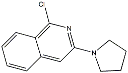 1-CHLORO-3-PYRROLIDIN-1-YLISOQUINOLINE Struktur