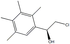 (1S)-2-CHLORO-1-(2,3,4,5-TETRAMETHYLPHENYL)ETHANOL Struktur