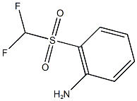 2-[(DIFLUOROMETHYL)SULFONYL]ANILINE Struktur