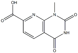 1-METHYL-2,4-DIOXO-1,2,3,4-TETRAHYDROPYRIDO[2,3-D]PYRIMIDINE-7-CARBOXYLIC ACID Struktur