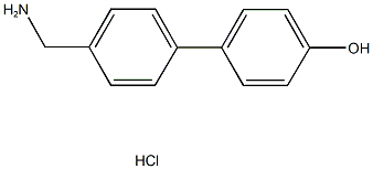 4''-(AMINOMETHYL)-1,1''-BIPHENYL-4-OL HYDROCHLORIDE Struktur