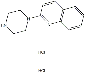 2-PIPERAZIN-1-YL-QUINOLINE DIHYDROCHLORIDE Struktur