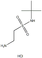 2-amino-N-(tert-butyl)ethanesulfonamide hydrochloride Struktur