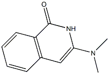 3-(dimethylamino)isoquinolin-1(2H)-one Struktur