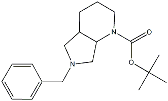 tert-butyl 6-benzyloctahydro-1H-pyrrolo[3,4-b]pyridine-1-carboxylate Struktur