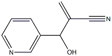 2-[hydroxy(pyridin-3-yl)methyl]acrylonitrile Struktur