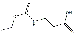 3-[(ethoxycarbonyl)amino]propanoic acid Struktur