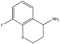 8-fluoro-3,4-dihydro-2H-thiochromen-4-ylamine Struktur