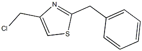 2-benzyl-4-(chloromethyl)-1,3-thiazole Struktur