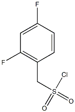 (2,4-difluorophenyl)methanesulfonyl chloride Struktur