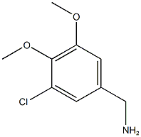 (3-chloro-4,5-dimethoxyphenyl)methanamine Struktur