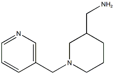 [1-(pyridin-3-ylmethyl)piperidin-3-yl]methanamine Struktur