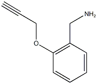 [2-(prop-2-yn-1-yloxy)phenyl]methanamine Struktur