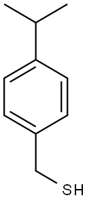 [4-(propan-2-yl)phenyl]methanethiol Struktur