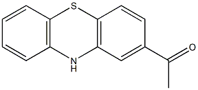 1-(10H-phenothiazin-2-yl)ethan-1-one Struktur