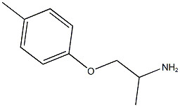 1-(2-aminopropoxy)-4-methylbenzene Struktur