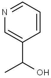 1-(pyridin-3-yl)ethan-1-ol Struktur