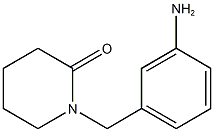 1-[(3-aminophenyl)methyl]piperidin-2-one Struktur