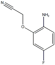 2-(2-amino-5-fluorophenoxy)acetonitrile Struktur