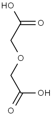 2-(carboxymethoxy)acetic acid Struktur