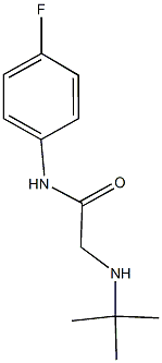 2-(tert-butylamino)-N-(4-fluorophenyl)acetamide Struktur