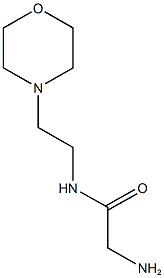 2-amino-N-(2-morpholin-4-ylethyl)acetamide Struktur