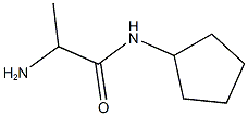 2-amino-N-cyclopentylpropanamide Struktur